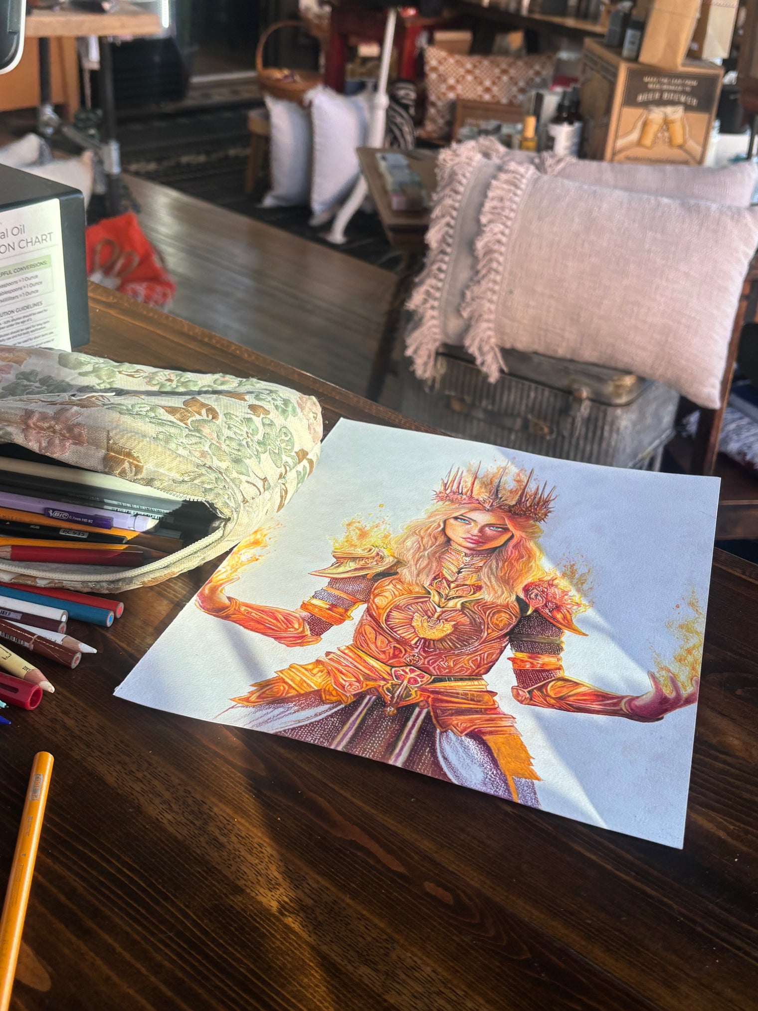 "Goddess Of Fire" Fine Art Print