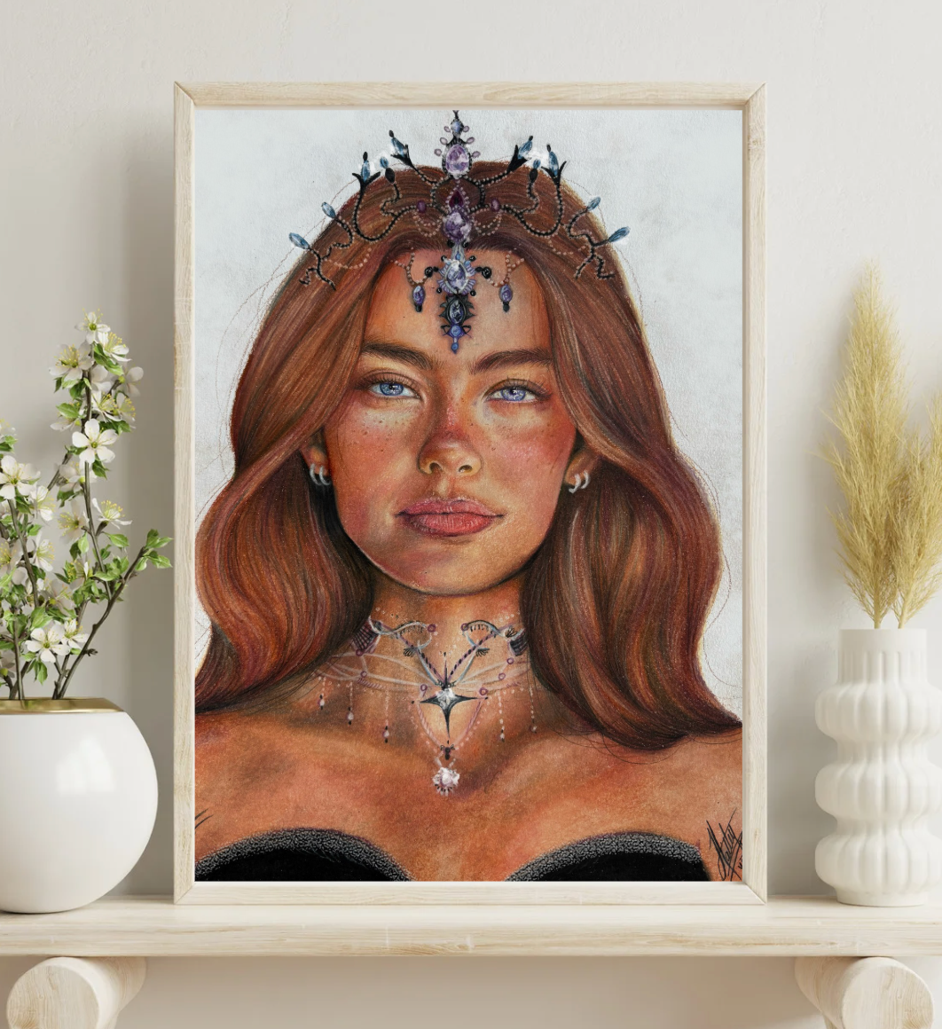 "Lady in Black" Fine Art Print