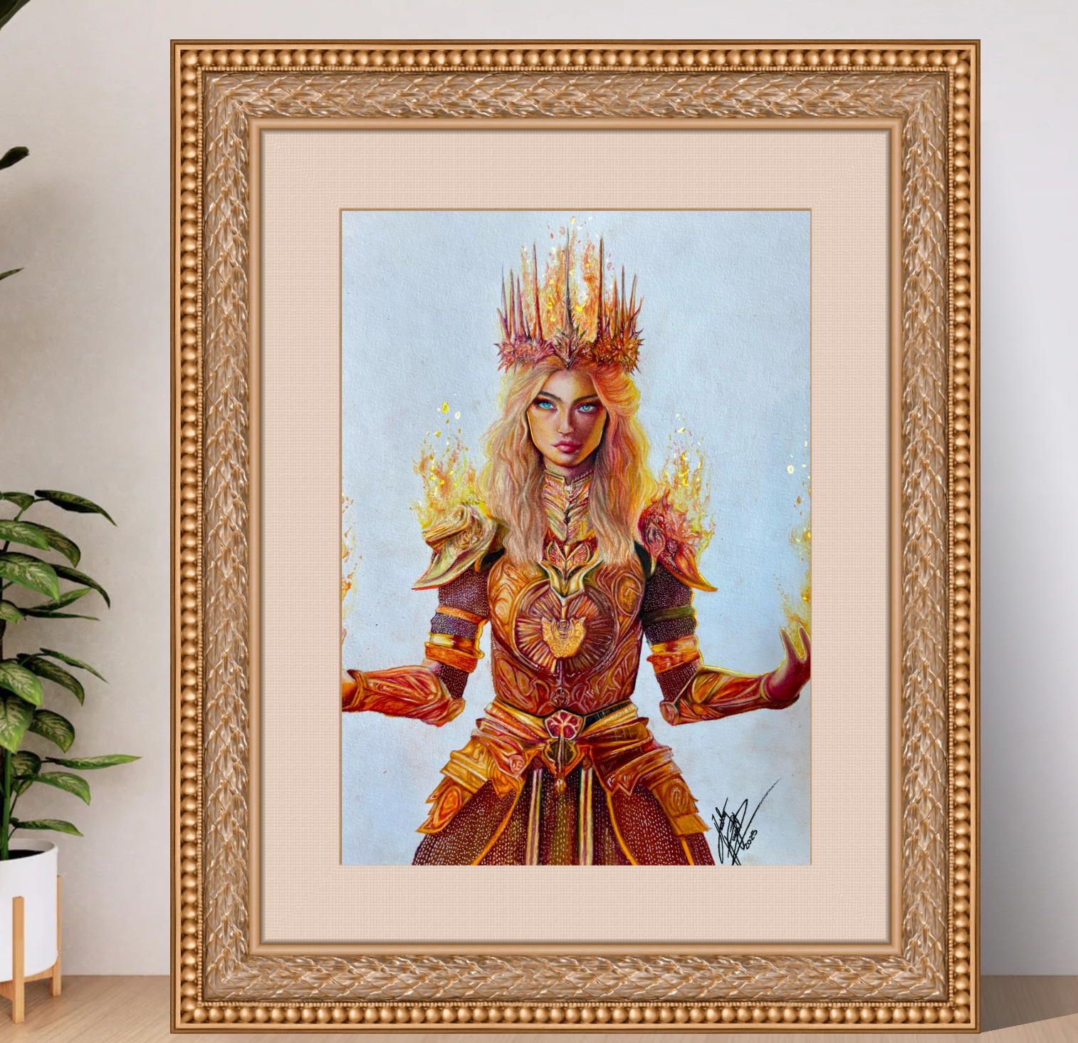 "Goddess Of Fire" Fine Art Print