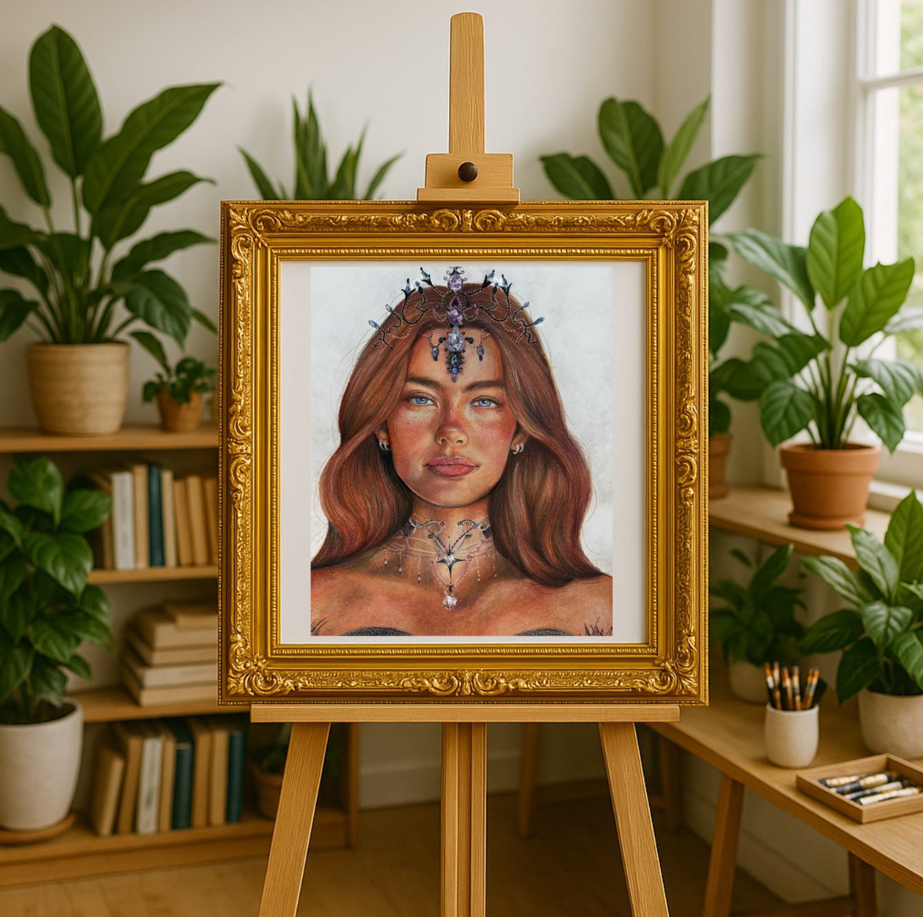 "Lady in Black" Fine Art Print