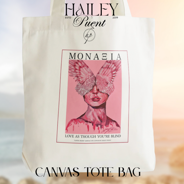 "Loving Blind" Canvas Tote Bag