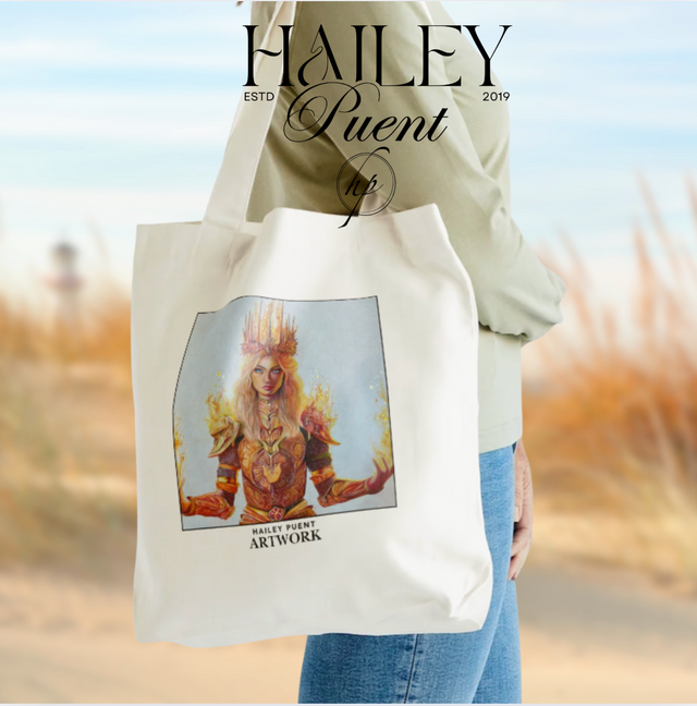 "Goddess of Fire" Canvas Tote Bag