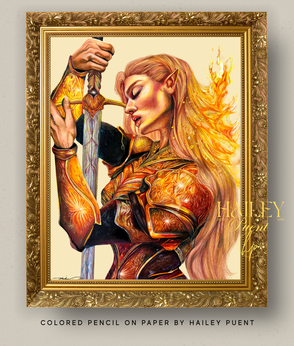 "The Burning Oath" Fine Art Print