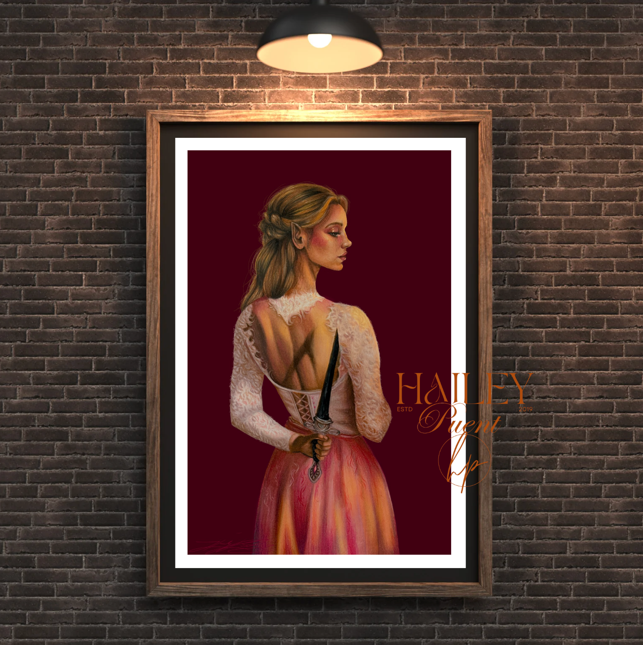 "Flower Girl" Limited Edition Numbered Fine Art Print
