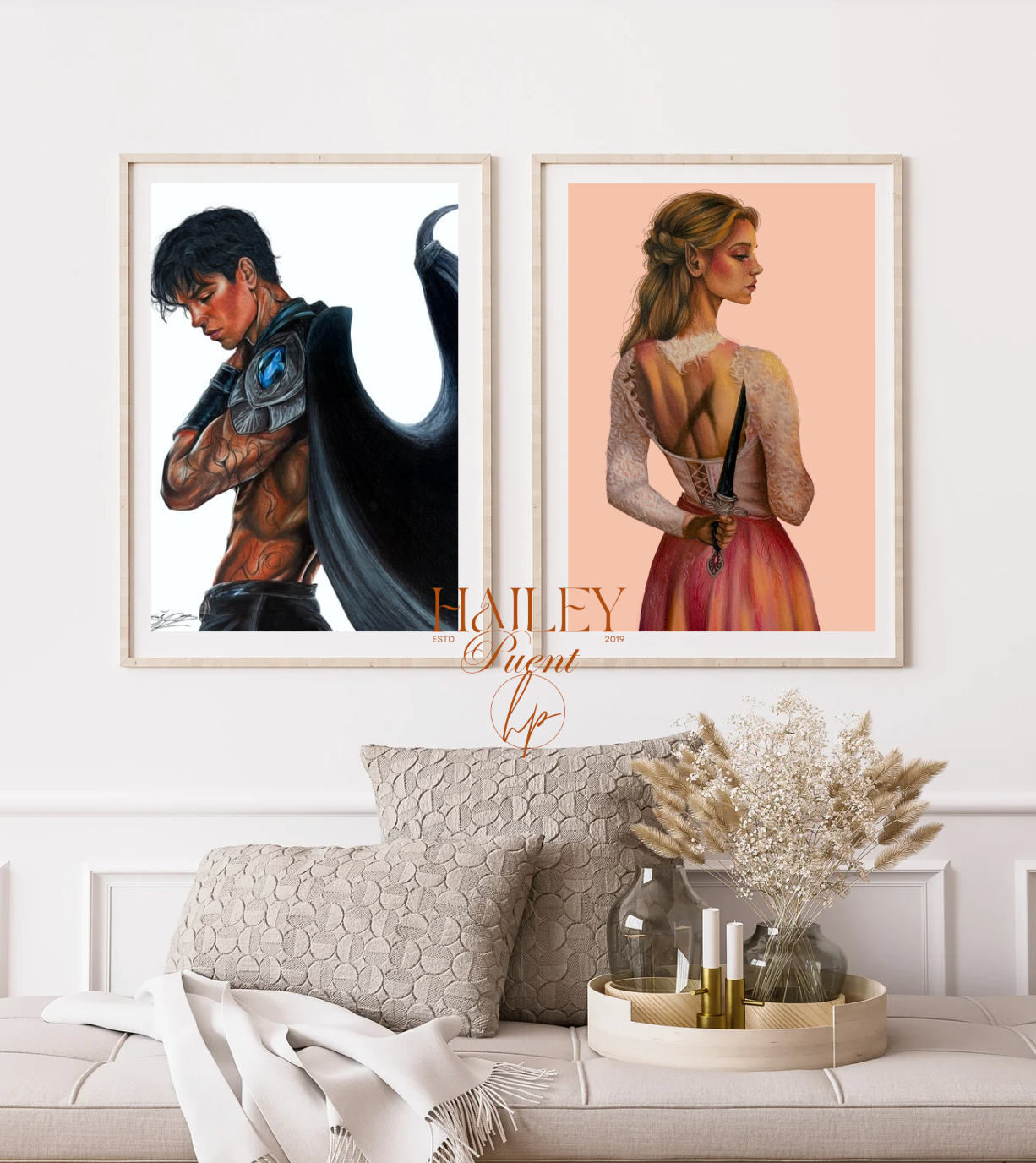 "Seeker" and "Flower Girl" Fine Art Print Bundle