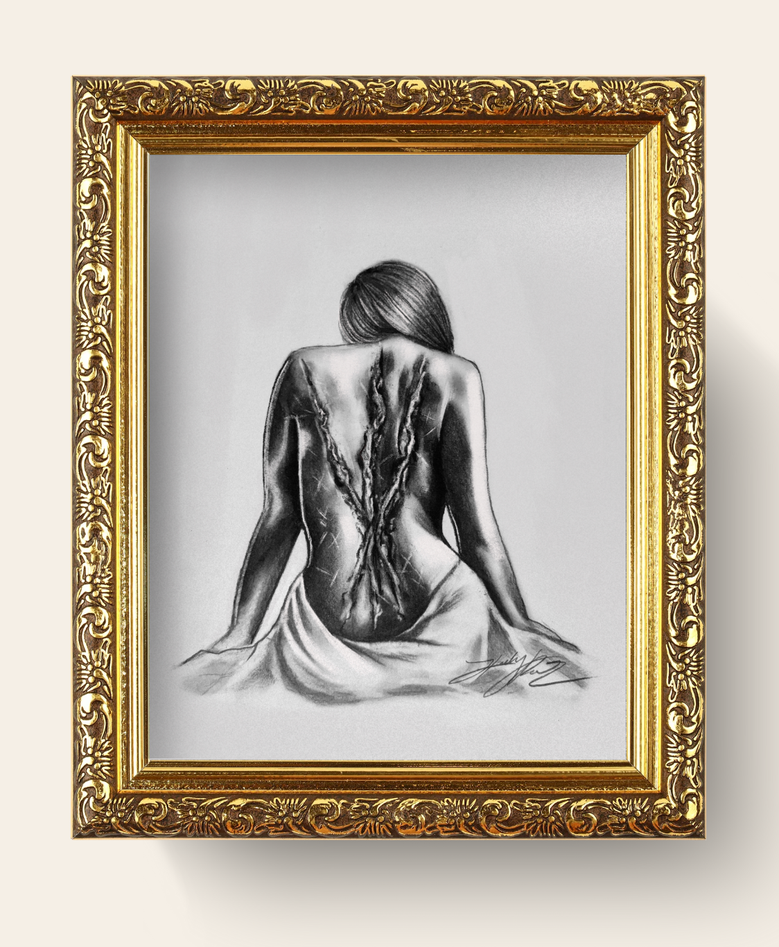 "Lashed with Fury" Fine Art Print