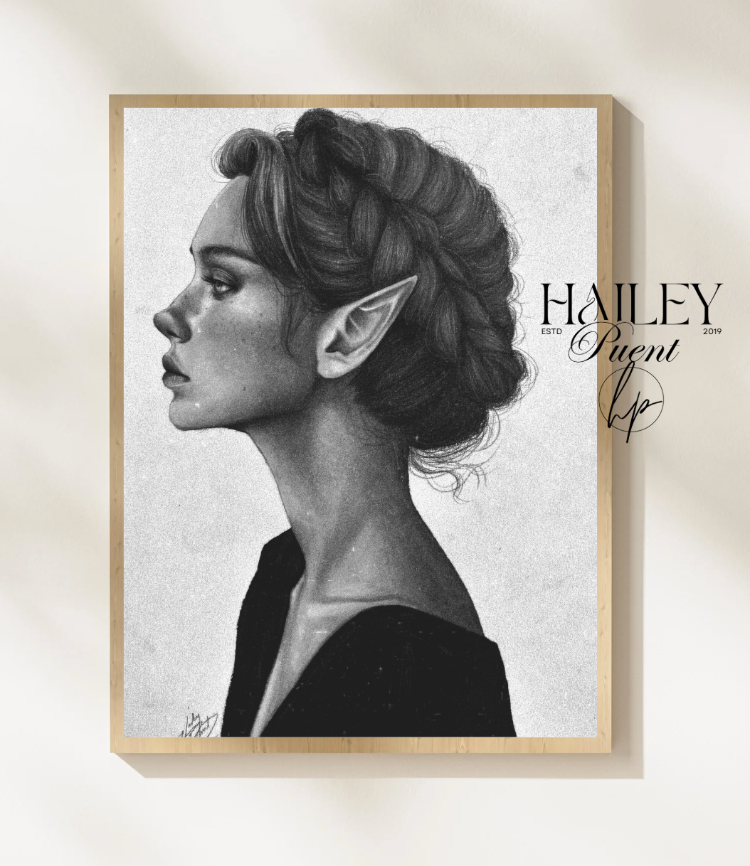 "Morally Grey" Black and White Edition Fine Art Print