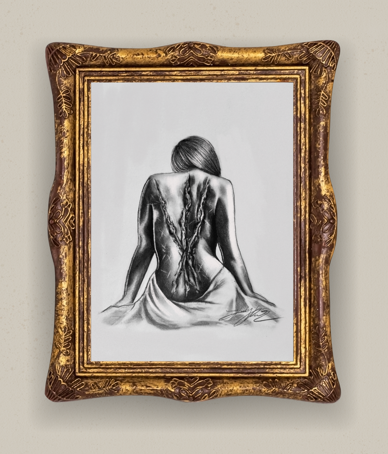 "Lashed with Fury" Fine Art Print