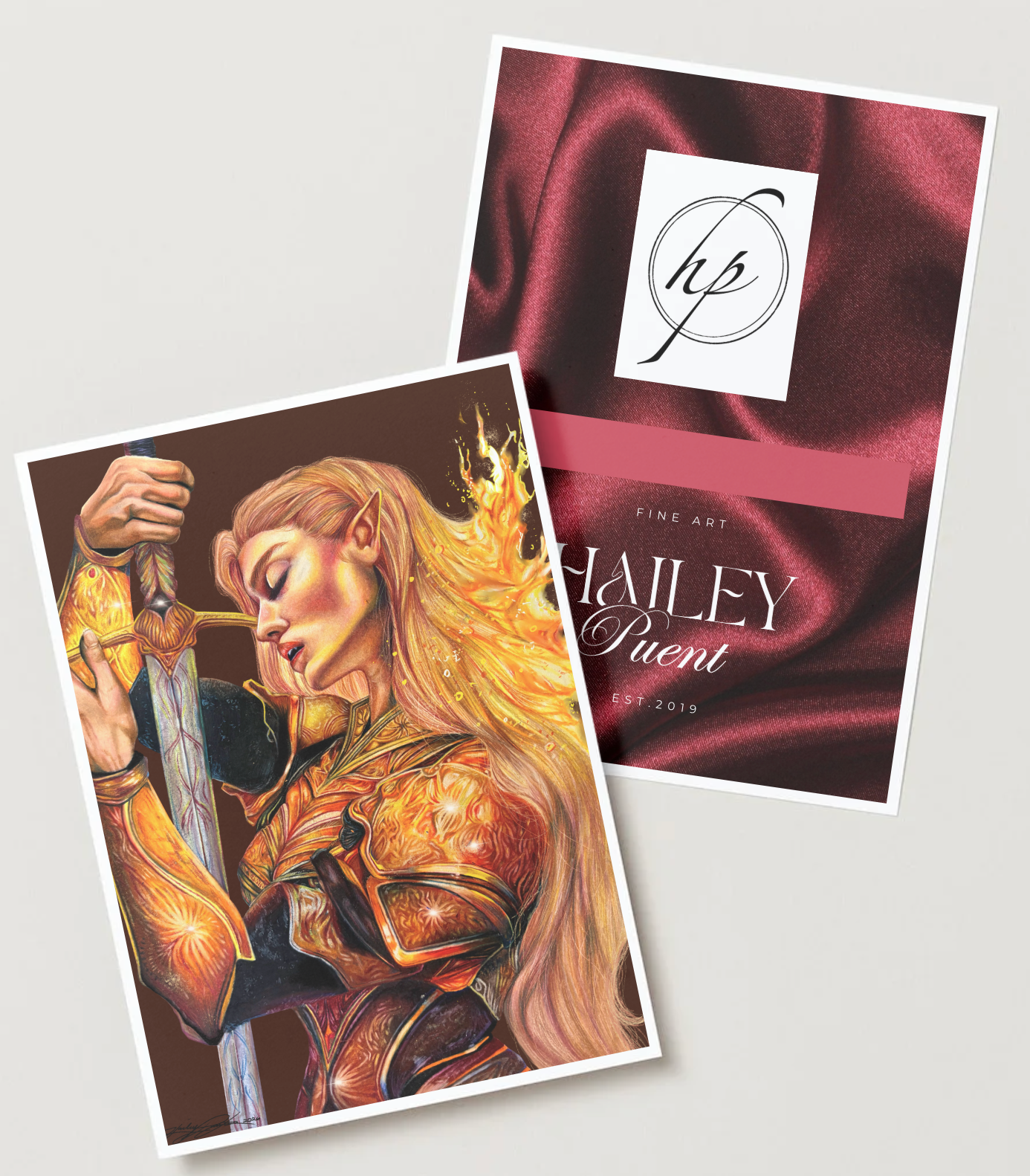 "The Burning Oath" Limited Edition Mini Print