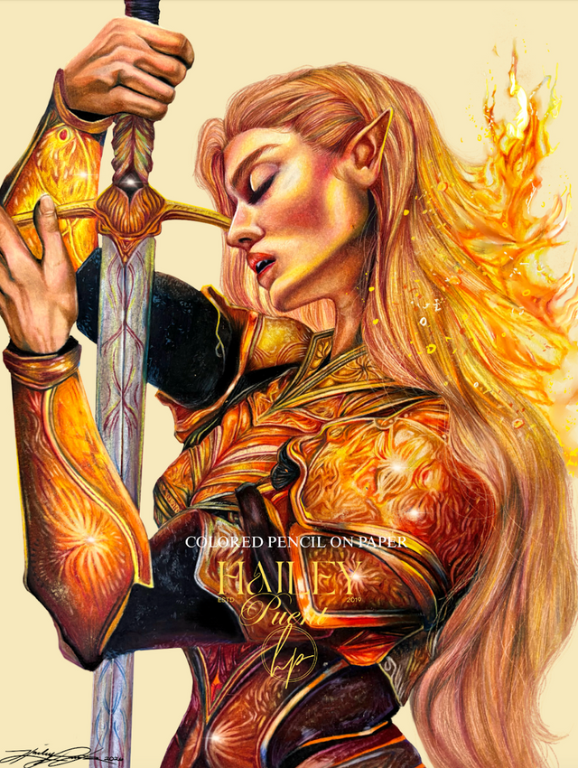 "The Burning Oath" Fine Art Print