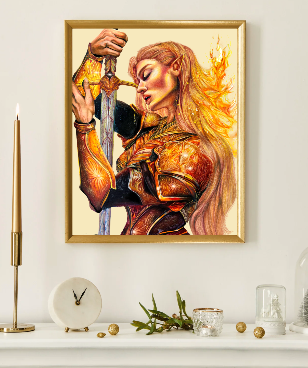 "The Burning Oath" Fine Art Print