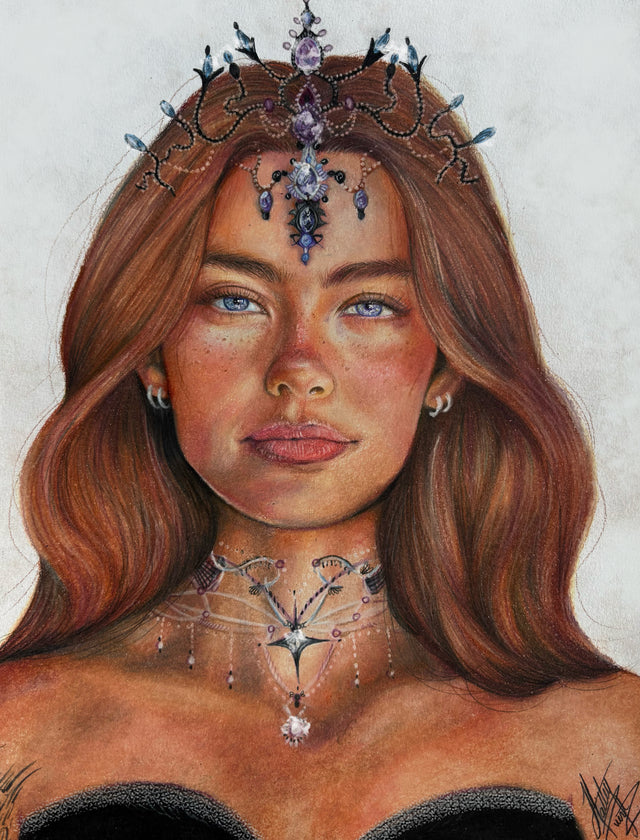 "Lady in Black" Fine Art Print