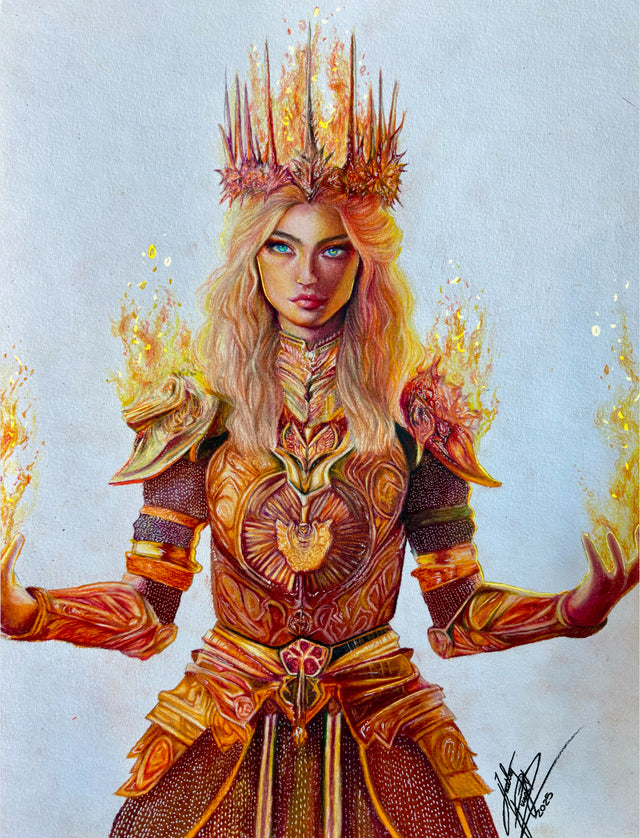 "Goddess Of Fire" Fine Art Print
