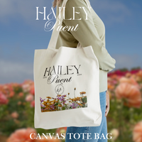 "Hailey Puent" Logo Tote Bag