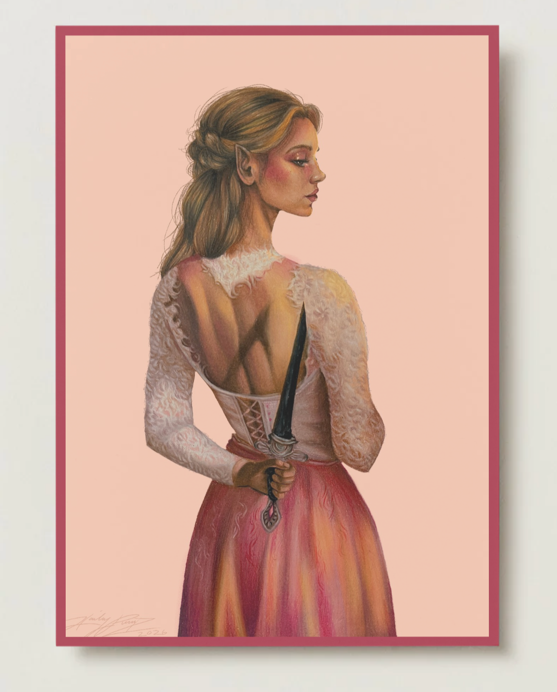 "Flower Girl" Fine Art Mini Print