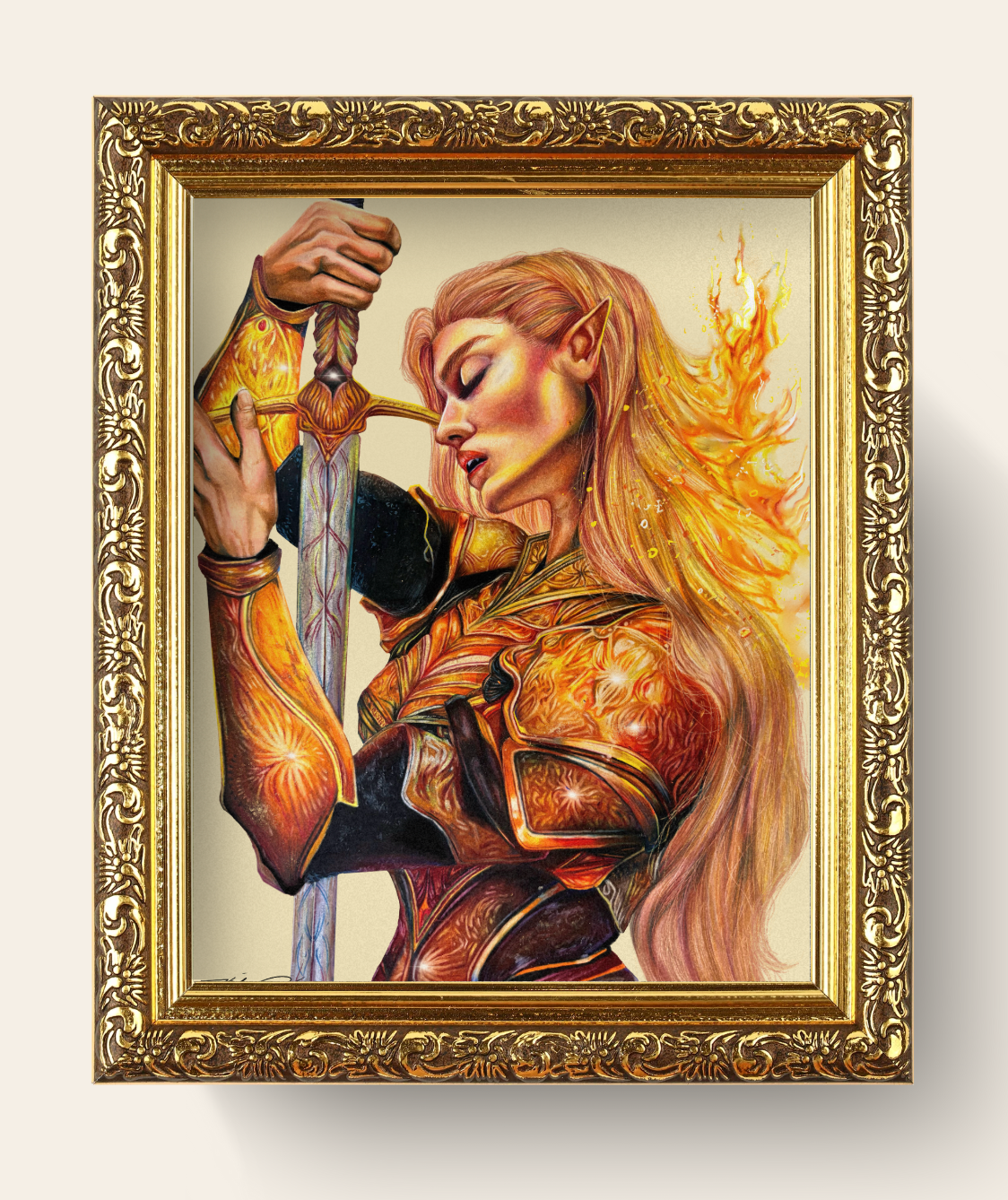 "The Burning Oath" Fine Art Print