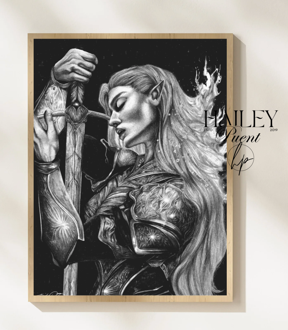 "Play with Fire" Black and White Edition Fine Art Print