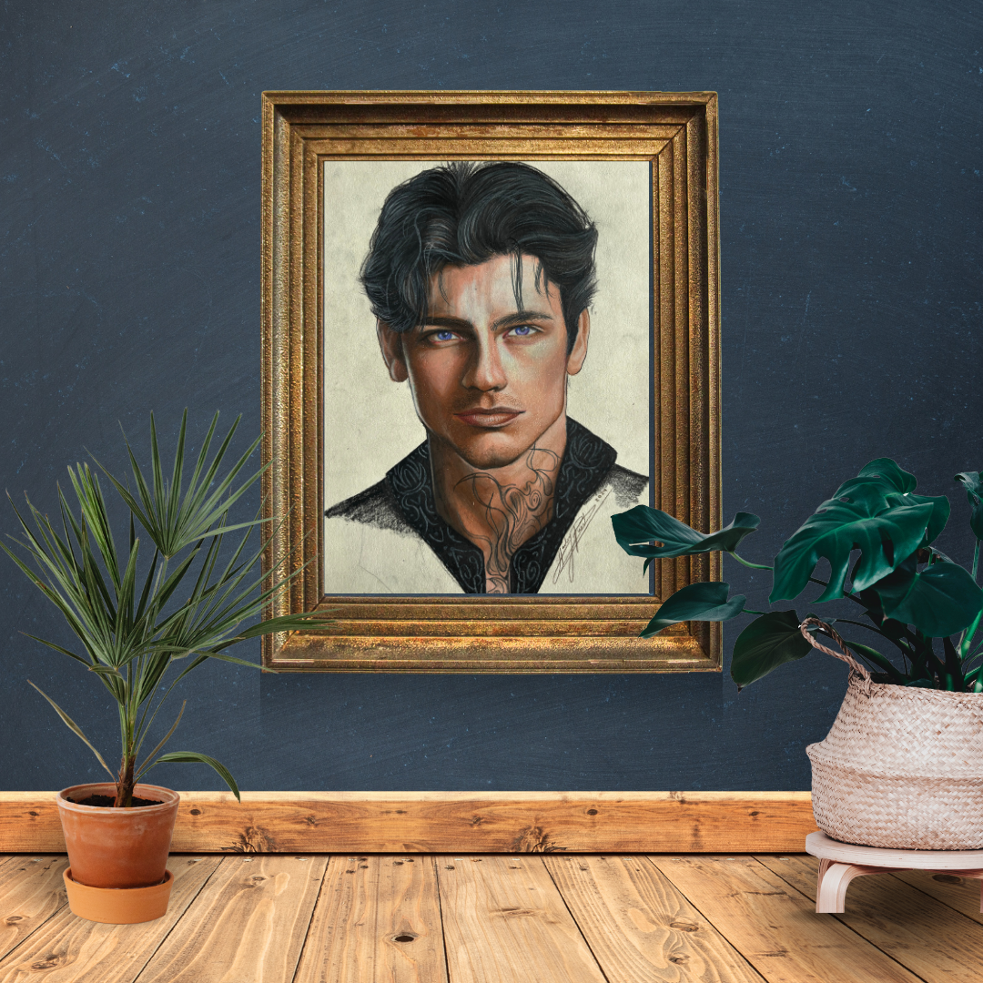 Rhysand from ACOTAR Original Drawing